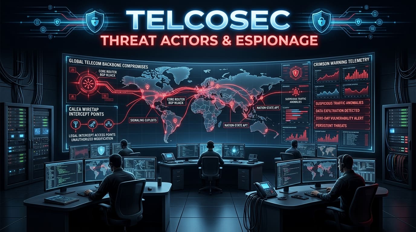 Telecom Threat Actors & Espionage Cover